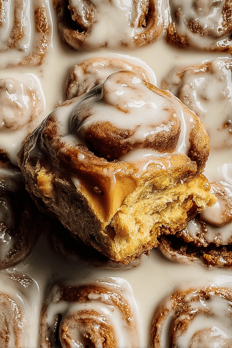 Pumpkin Chai Cinnamon Rolls
