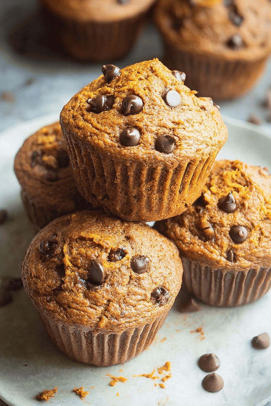 Pumpkin Chocolate Chip Muffins Recipe For Moist, Spiced Bites 7 Pumpkin Chocolate Chip Muffins