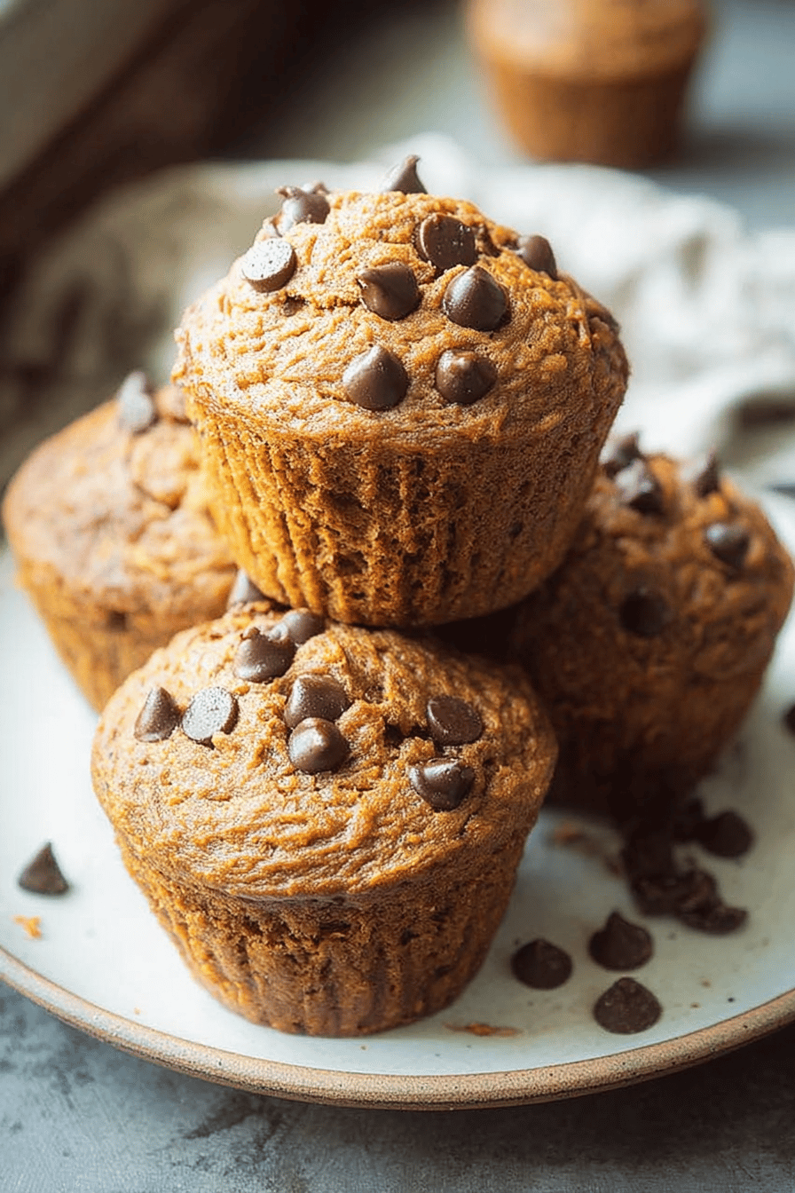 Pumpkin Chocolate Chip Muffins Recipe For Moist, Spiced Bites 6 Pumpkin Chocolate Chip Muffins