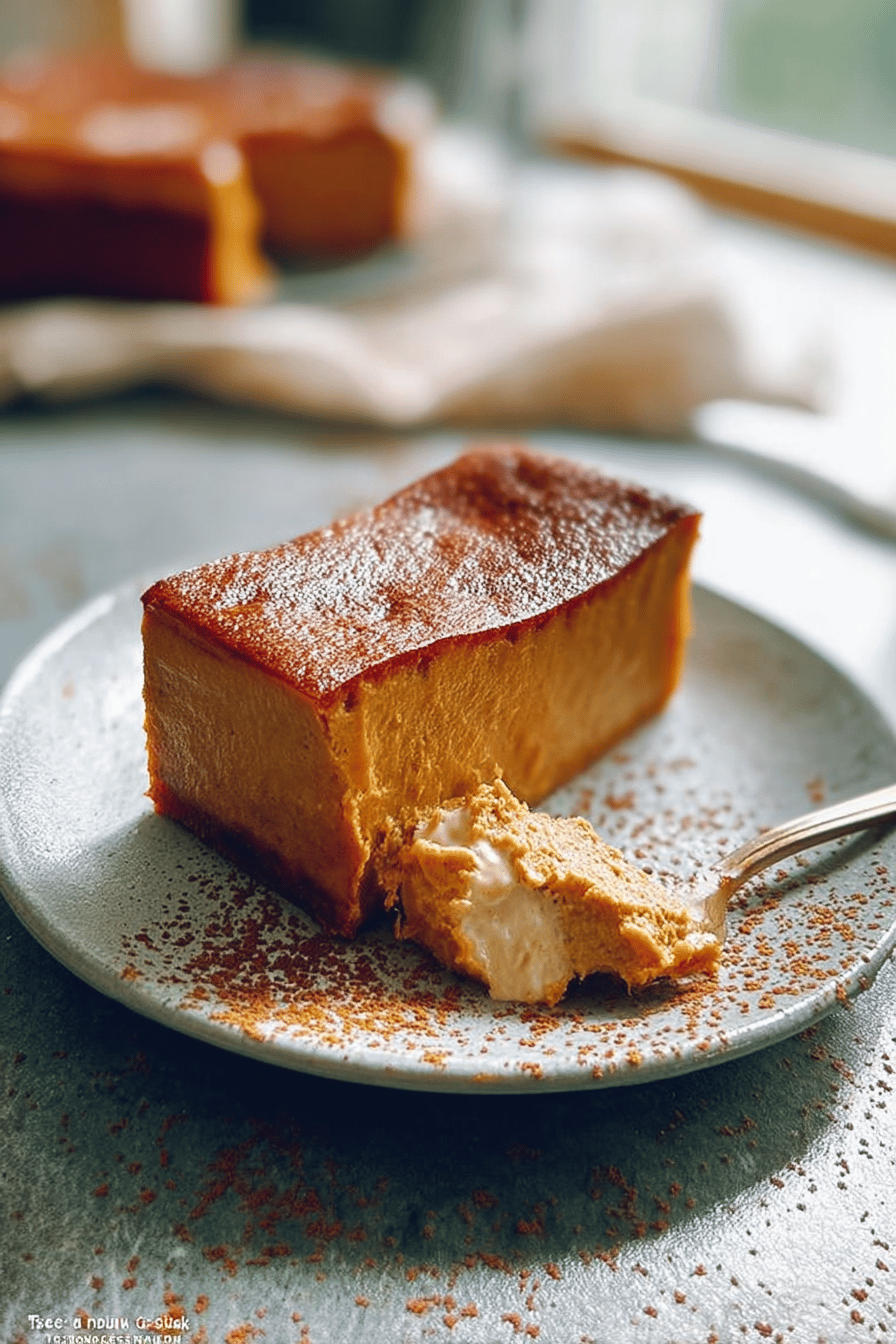 Pumpkin Custard Cake Recipe With Rich And Creamy Texture 7 Pumpkin Magic Custard Cake