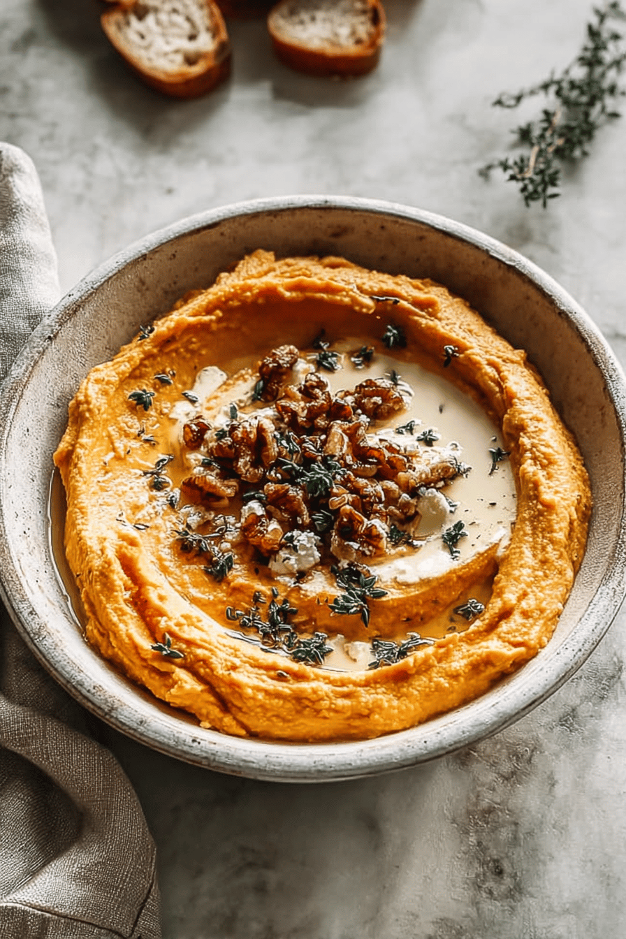 Pumpkin Whipped Feta Dip