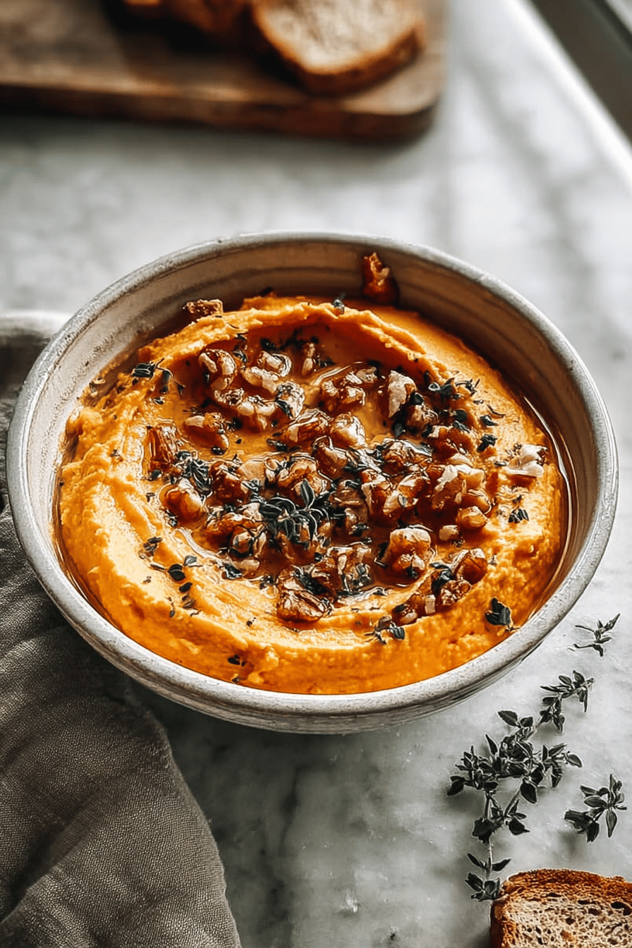Pumpkin Whipped Feta Dip