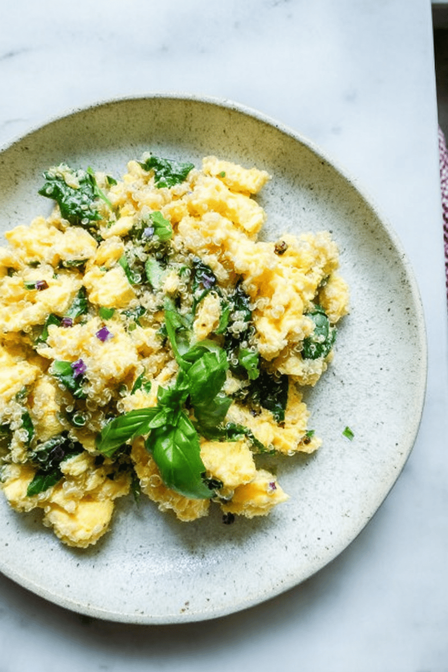 Quinoa Egg Scramble
