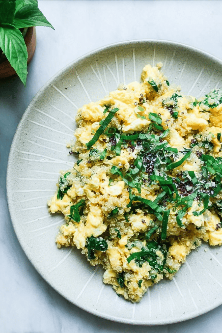 Quinoa Egg Scramble