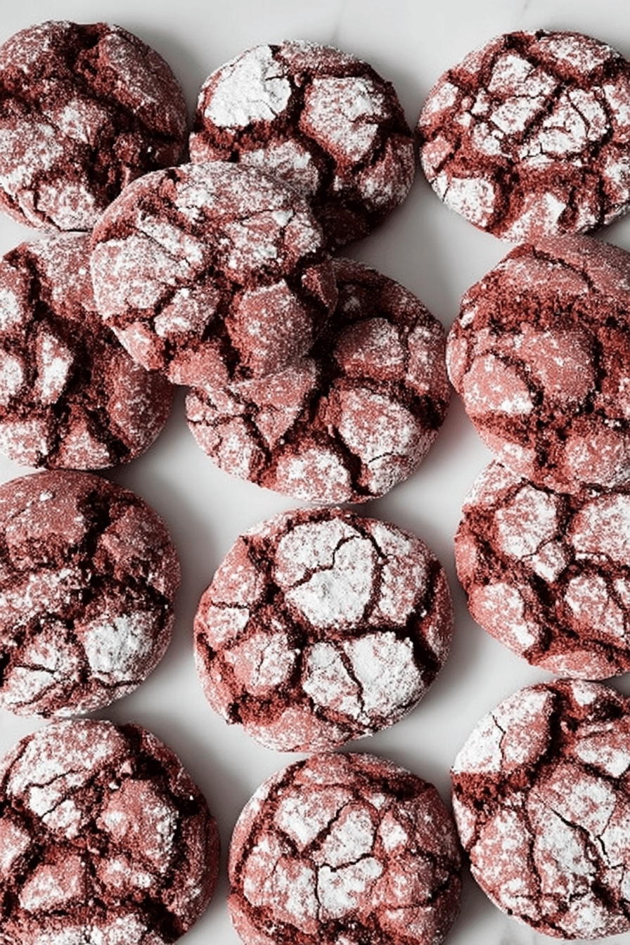 Red Velvet Crinkle Cookies Recipe For Soft And Chewy Treats 7 Red Velvet Crinkle Cookies