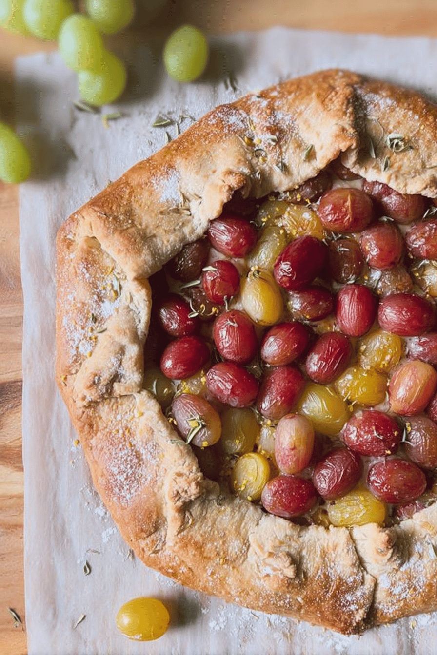 Grape Galette Recipe With Rustic Homemade Flavors 7 Rustic Homemade Grape Galette