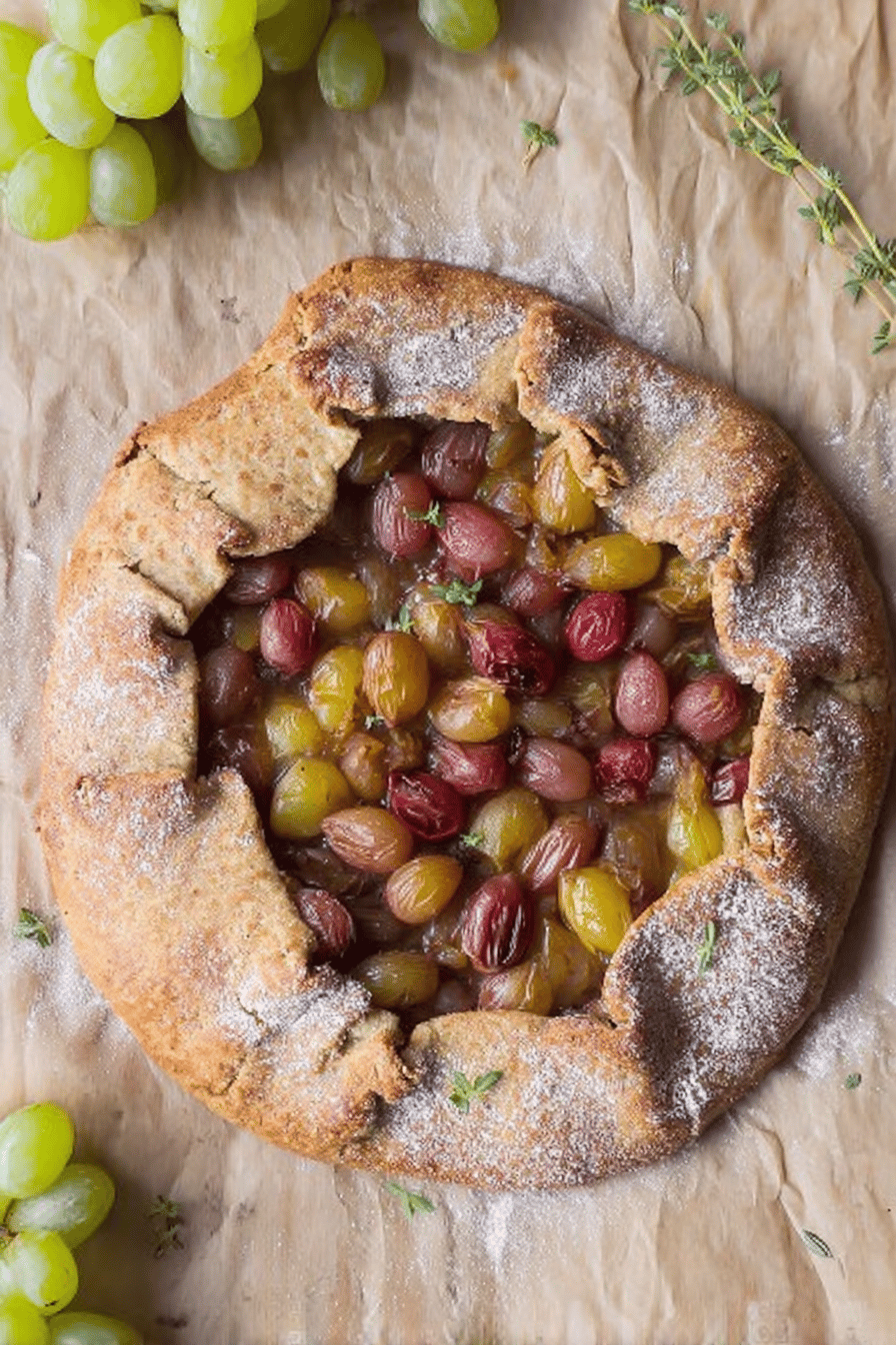 Grape Galette Recipe With Rustic Homemade Flavors 6 Rustic Homemade Grape Galette