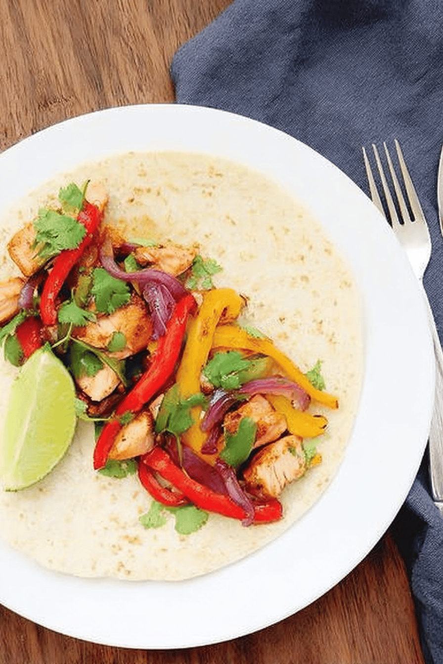 Salmon Fajitas