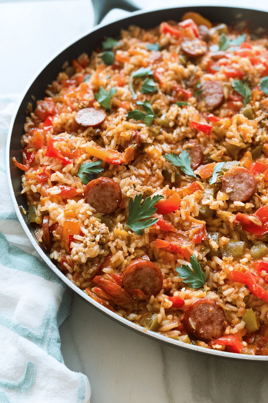 Sausage Rice Skillet
