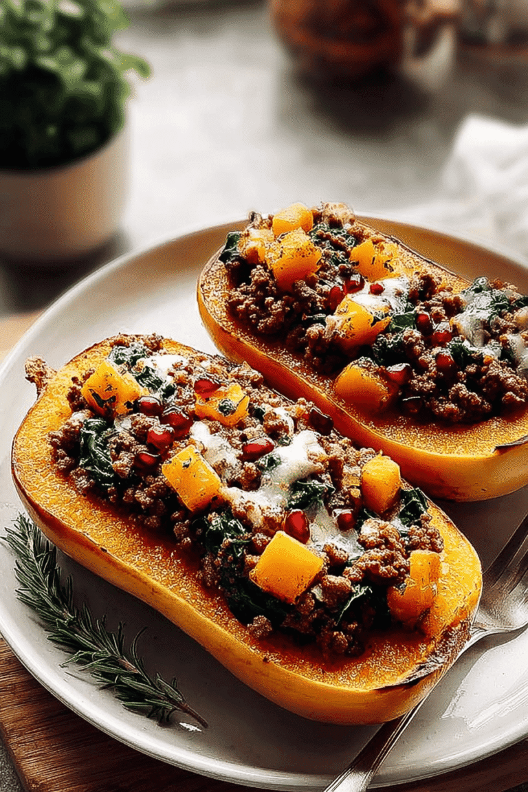Sausage Stuffed Butternut Squash 31.Png
