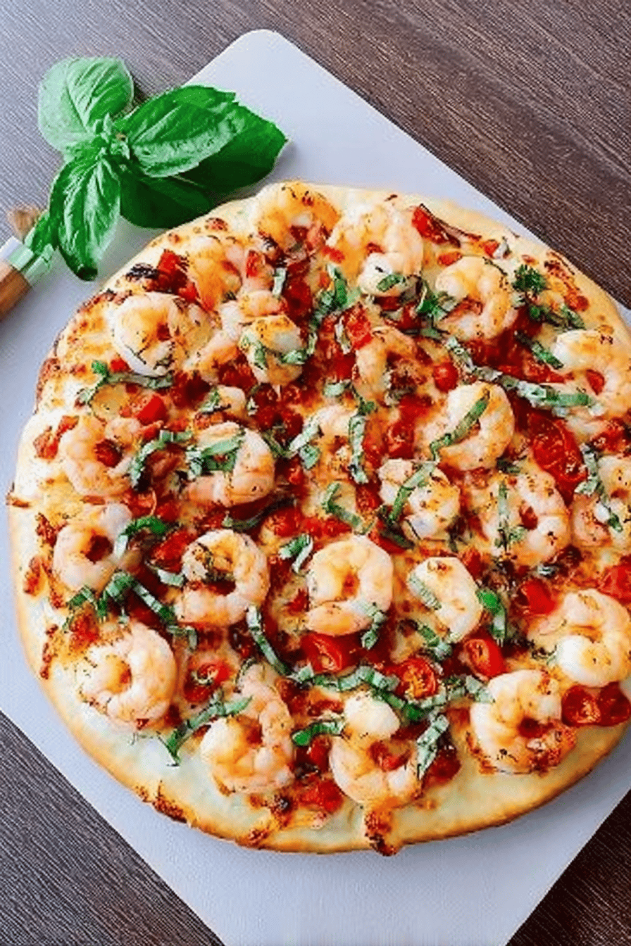 Shrimp Fra Diavolo Pizza