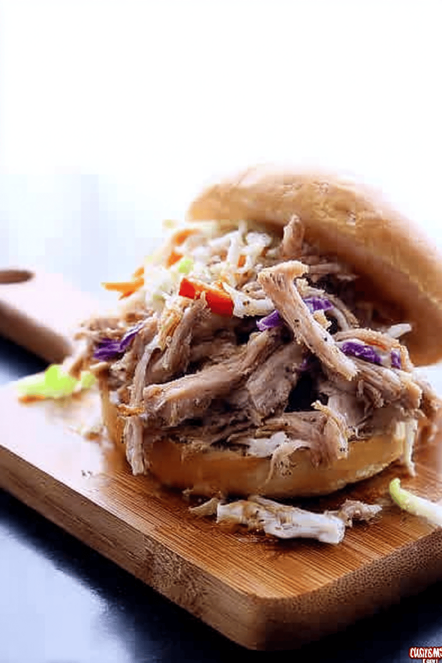 Slow Cooker Apple Cider Pulled Pork