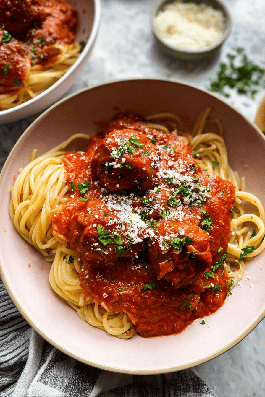 Spaghetti And Meatballs