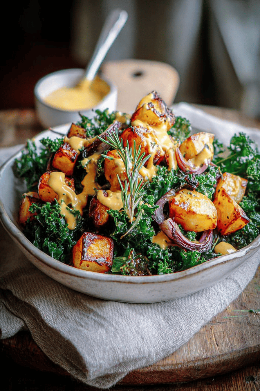 Spicy Potato Kale Bowls