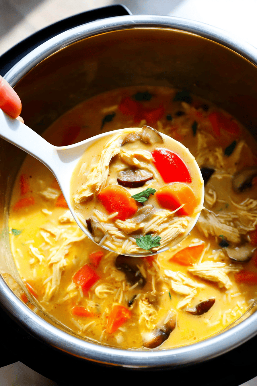 Thai Chicken Wild Rice Soup