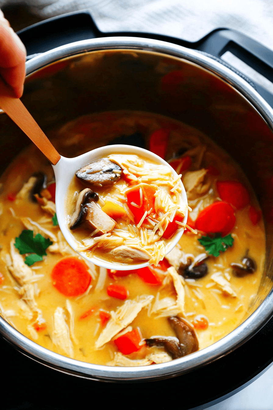Thai Chicken Wild Rice Soup