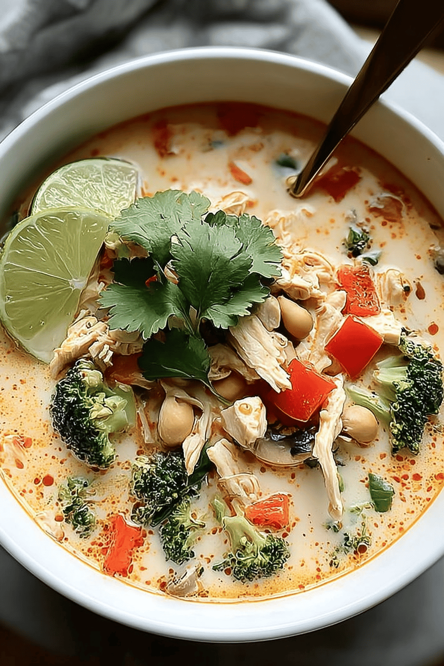 Thai Coconut Chicken Soup