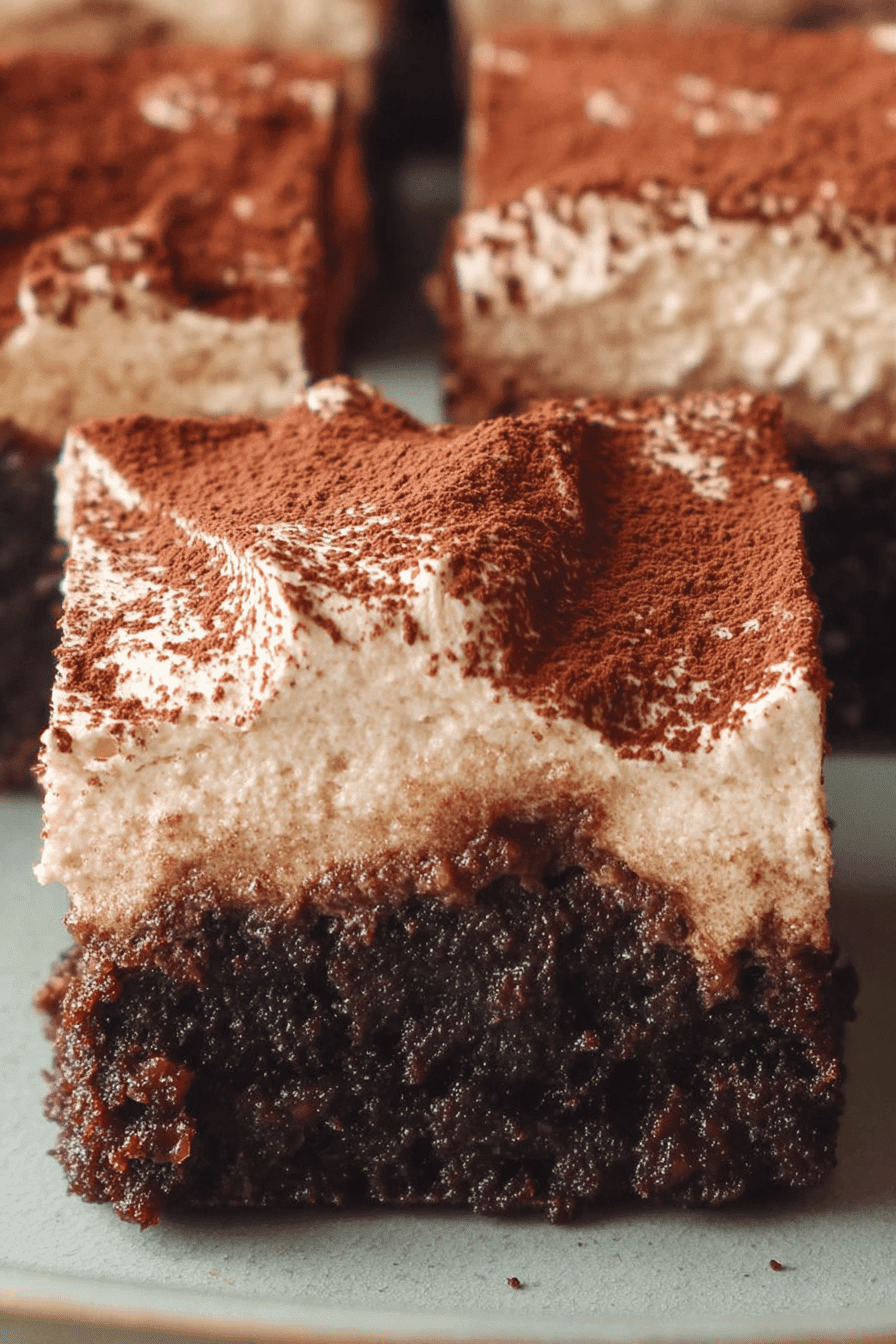 Tiramisu Brownies Recipe Combining Classic Dessert And Rich Chocolate 7 Tiramisu Brownies
