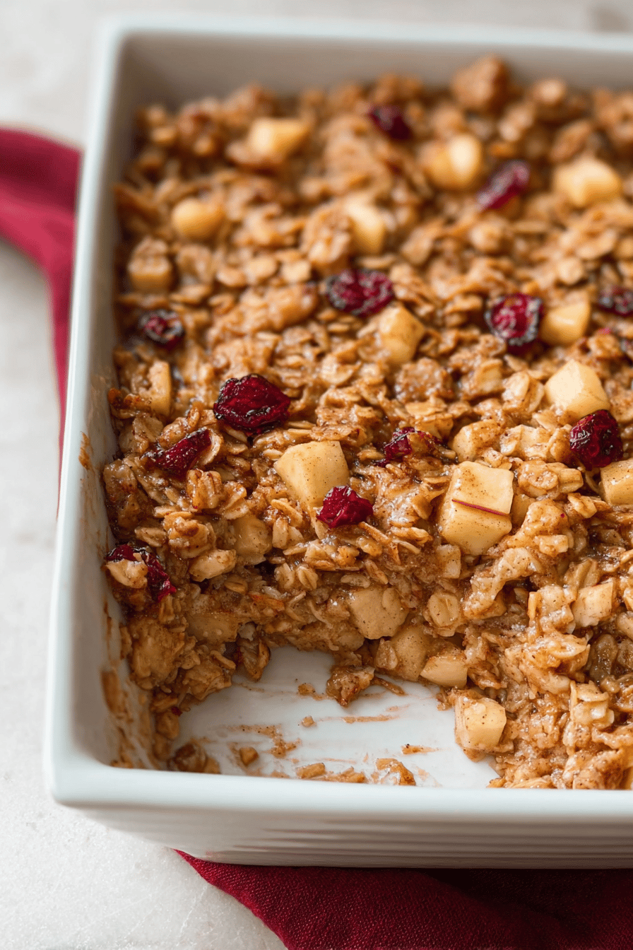Apple Cinnamon Baked Oatmeal