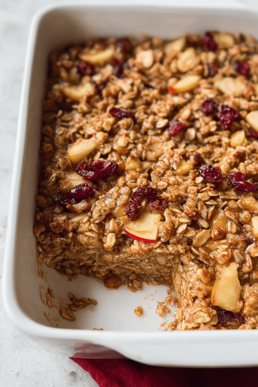 Apple Cinnamon Baked Oatmeal