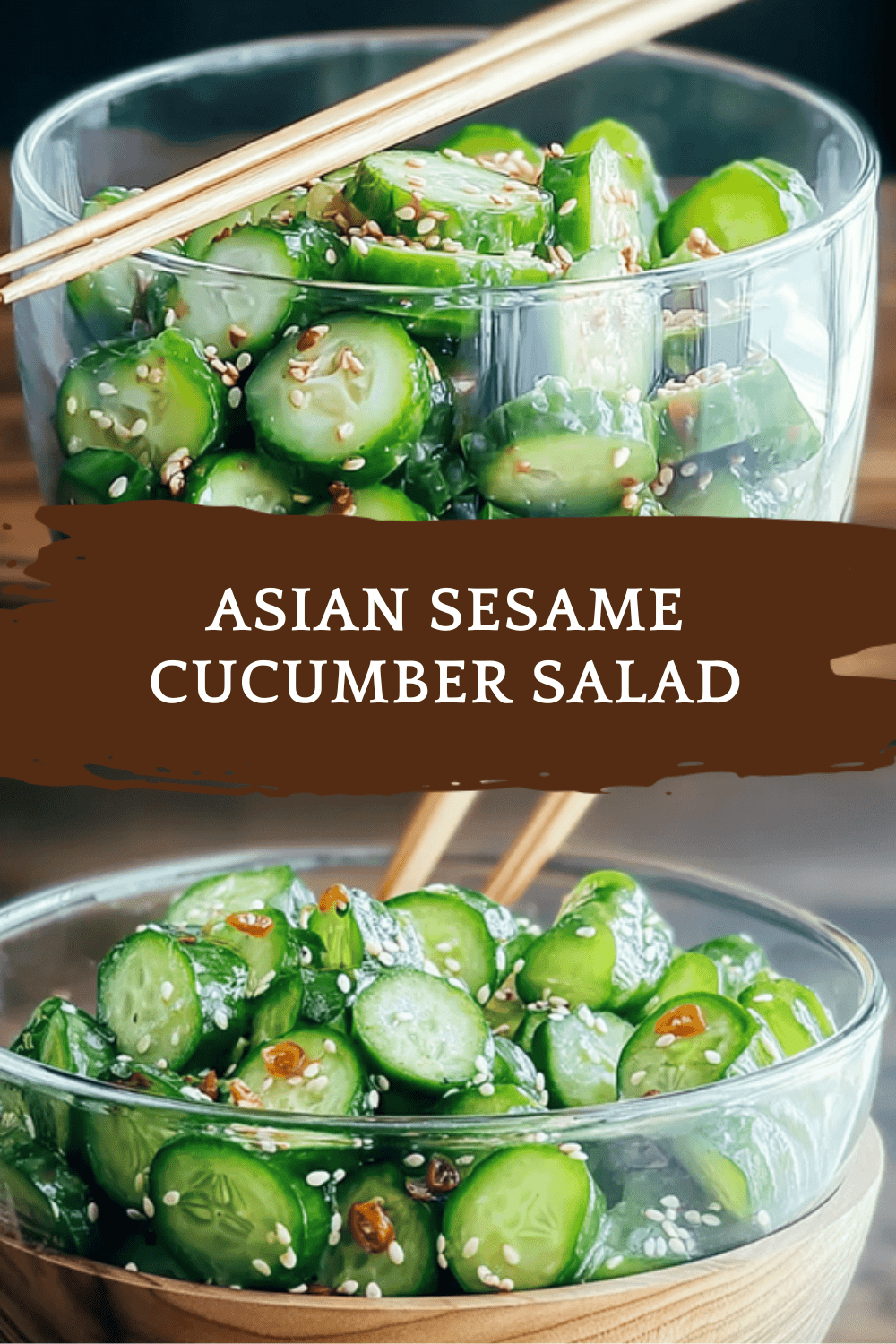 Asian Sesame Cucumber Salad