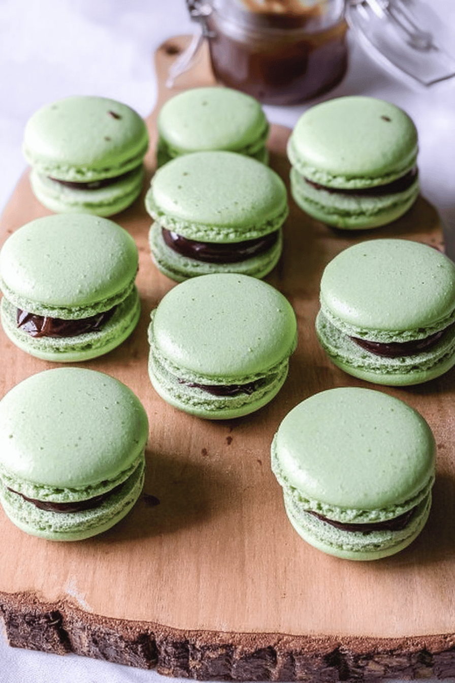 Avocado Vegan Macarons