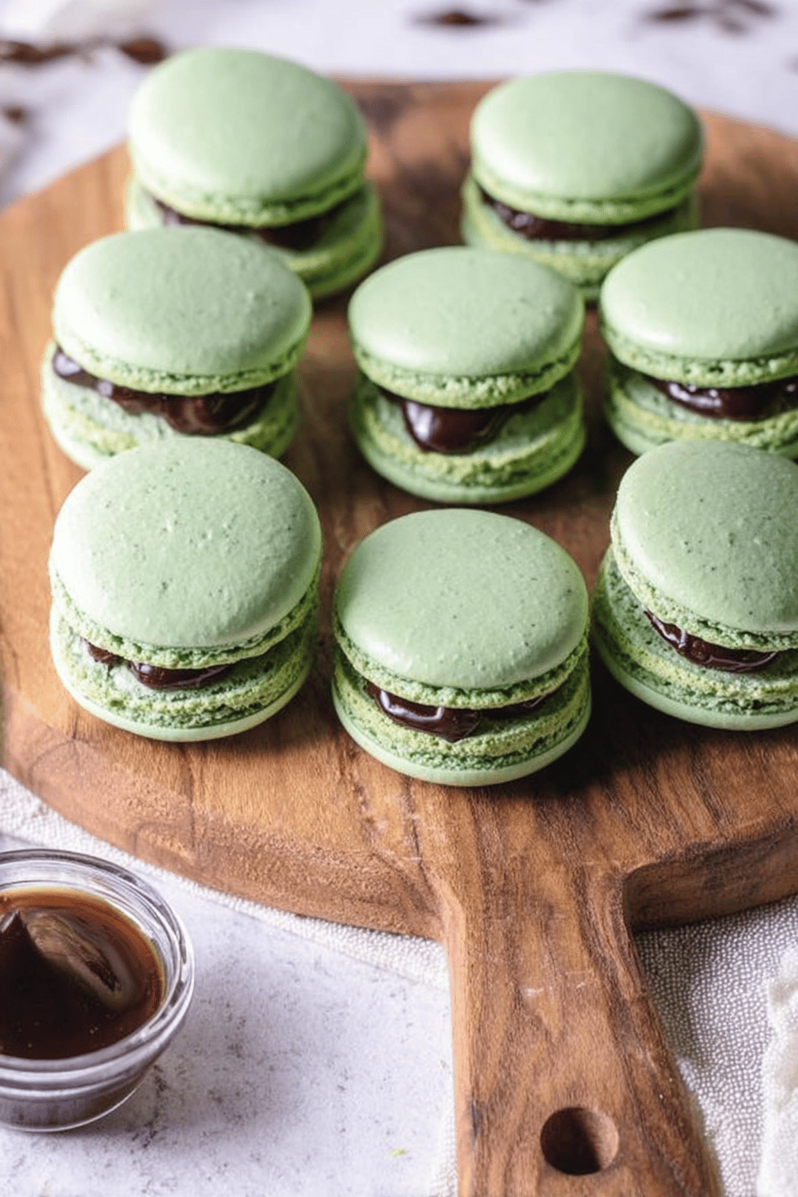 Avocado Vegan Macarons