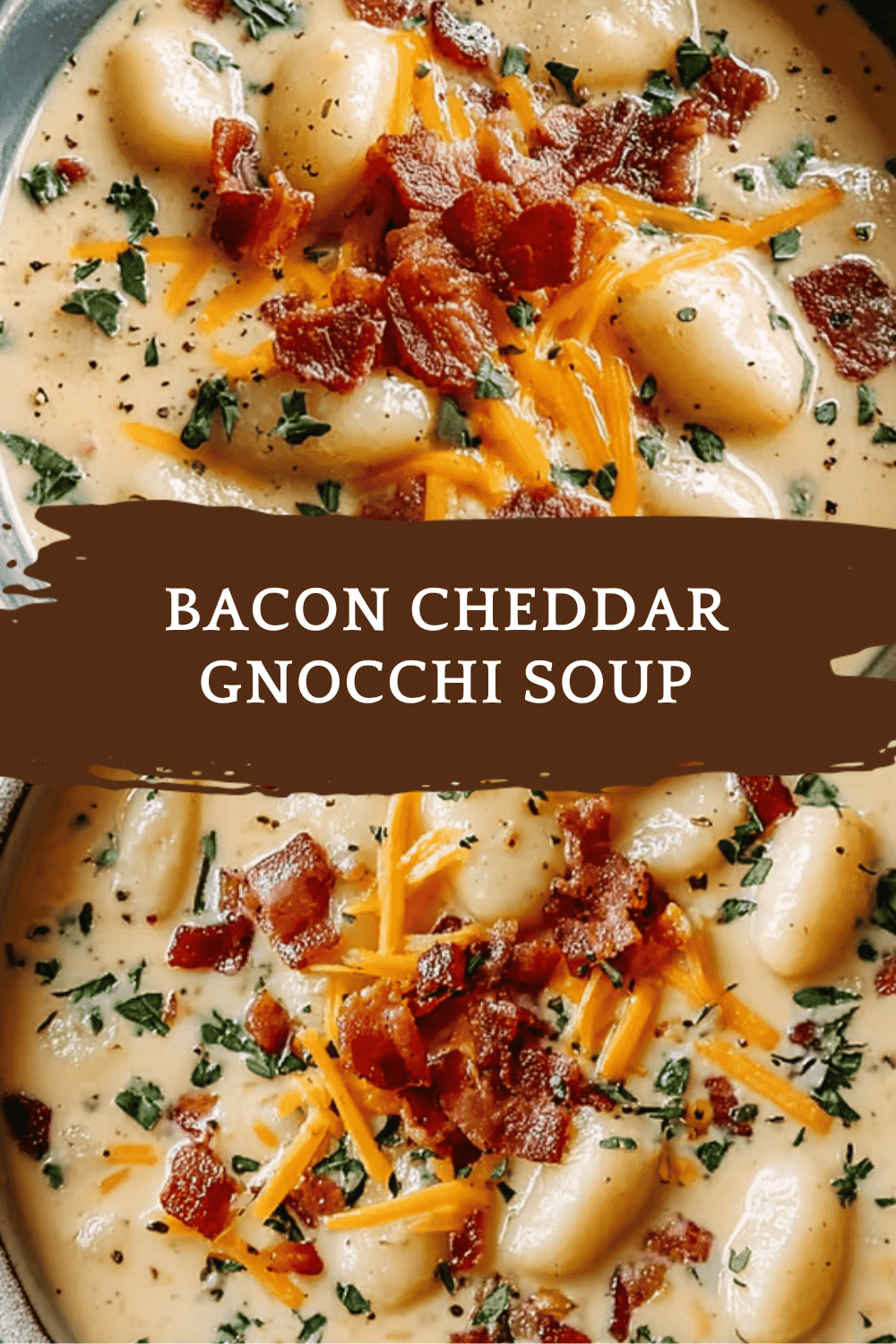 Bacon Cheddar Gnocchi Soup