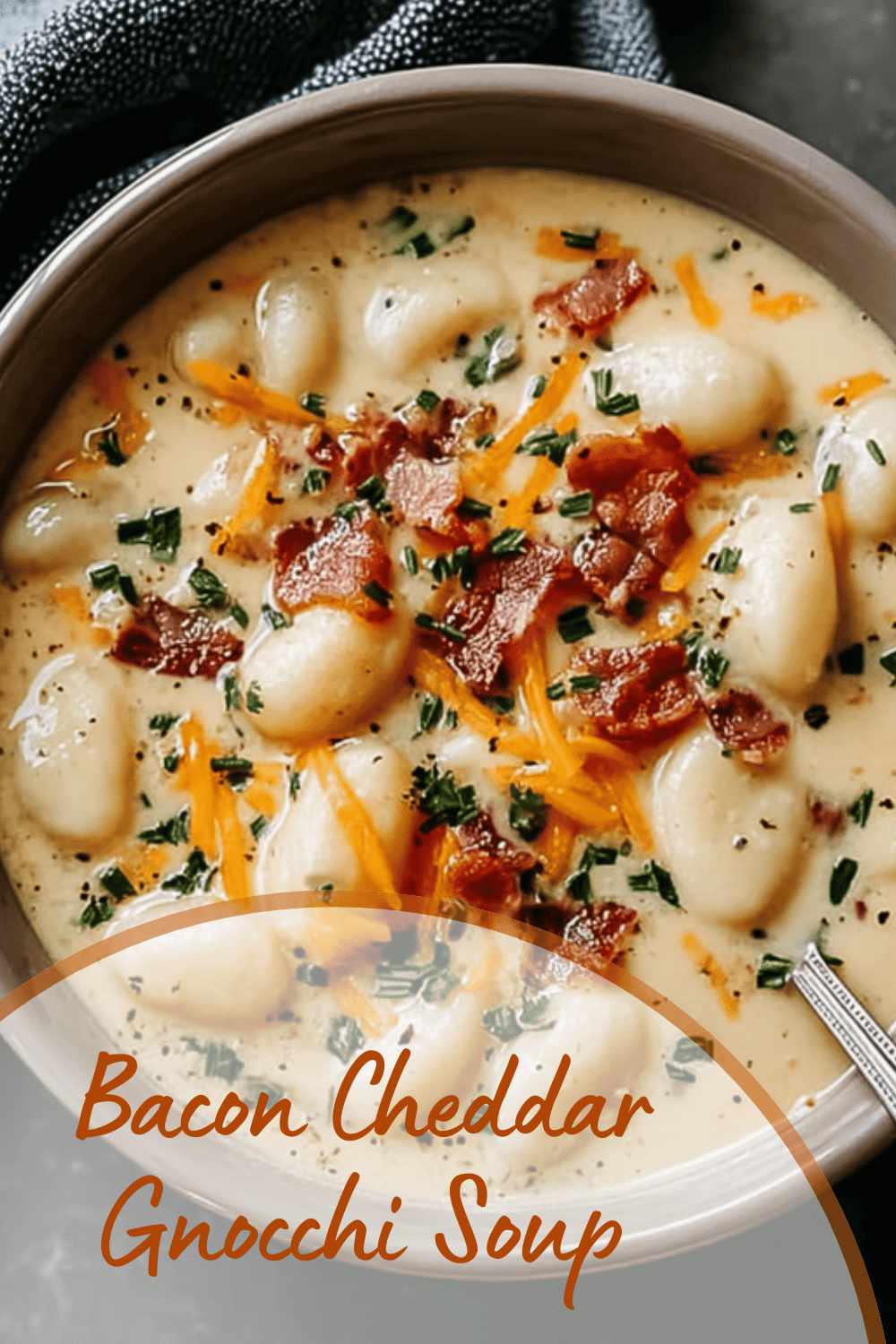 Bacon Cheddar Gnocchi Soup