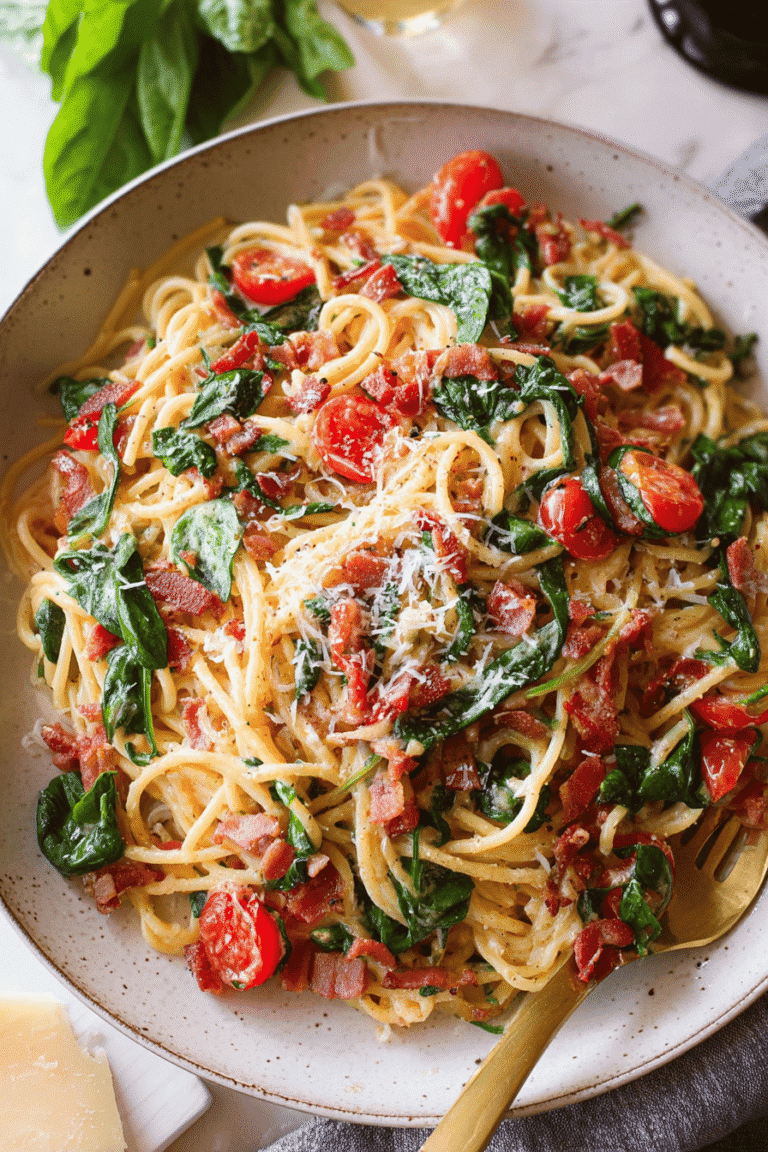 Bacon Spinach Tomato Spaghetti 65.Png