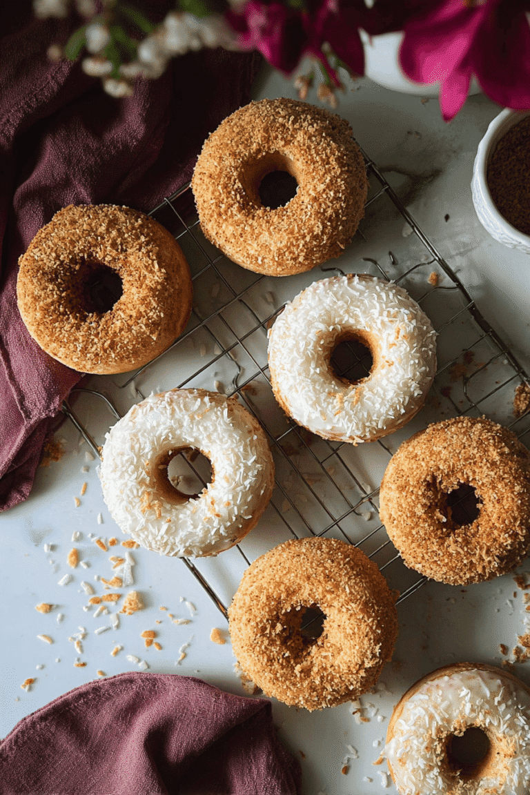 Baked Coconut Donuts 22.Png
