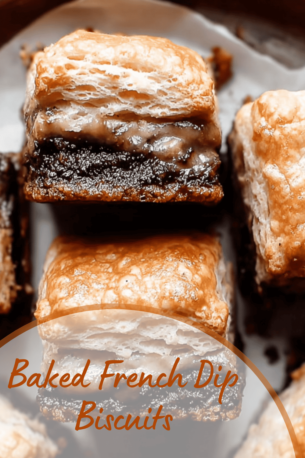 Baked French Dip Biscuits
