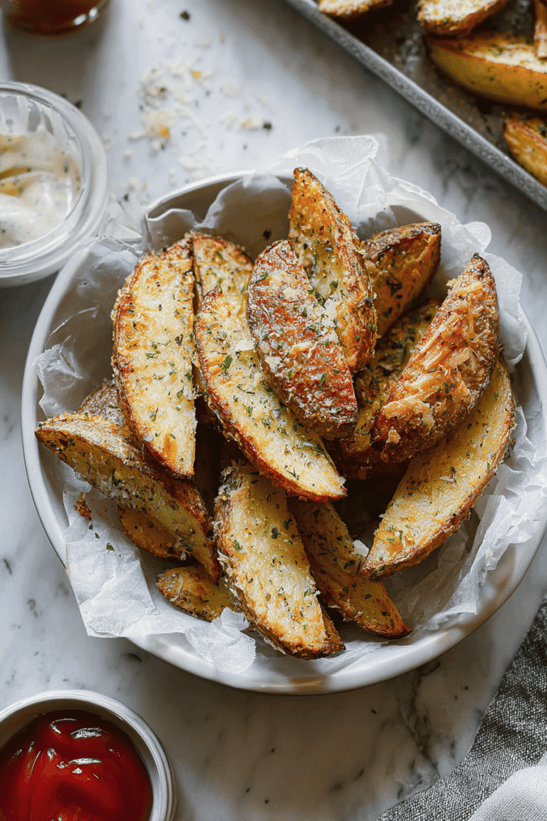 Baked Garlic Parmesan Potato Wedges 68.Png