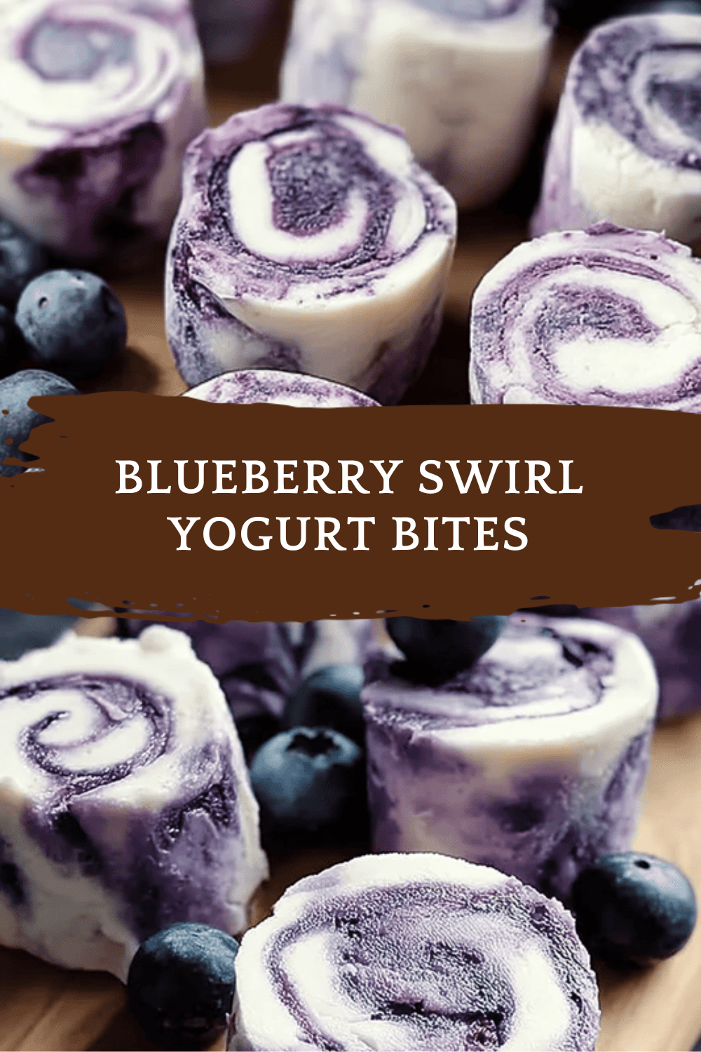 Blueberry Swirl Yogurt Bites
