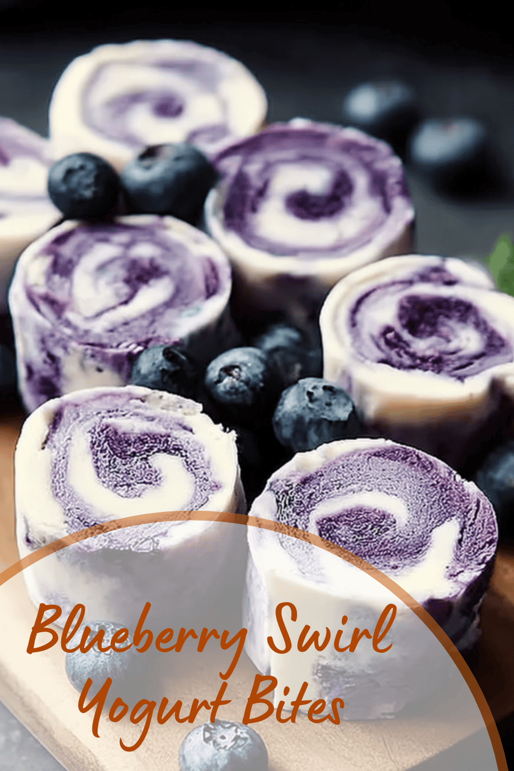 Blueberry Swirl Yogurt Bites