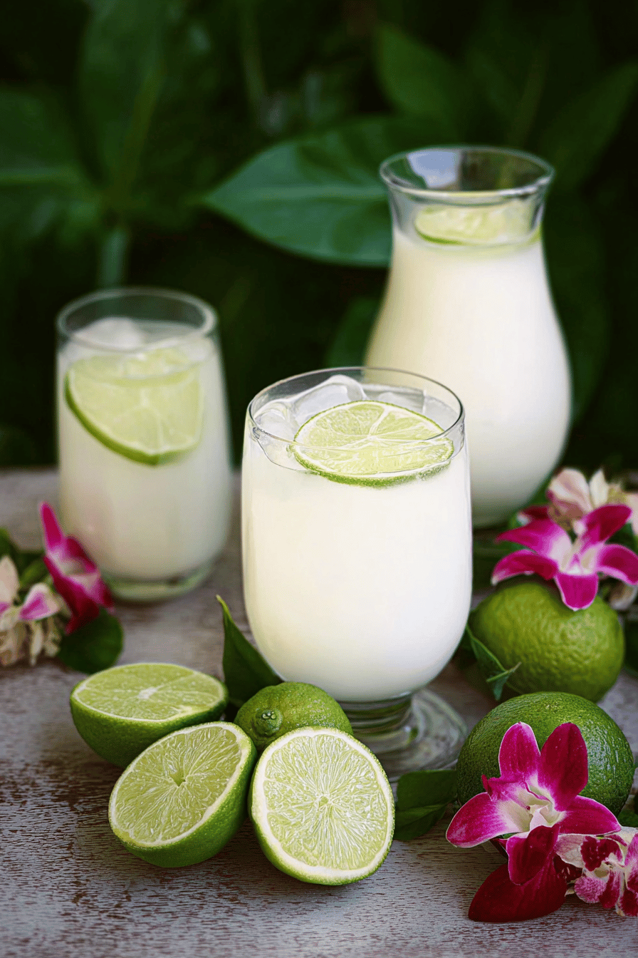 Brazilian Lemonade Recipe With Fresh Limes And Sweetened Condensed Milk 7 Brazilian Limeade