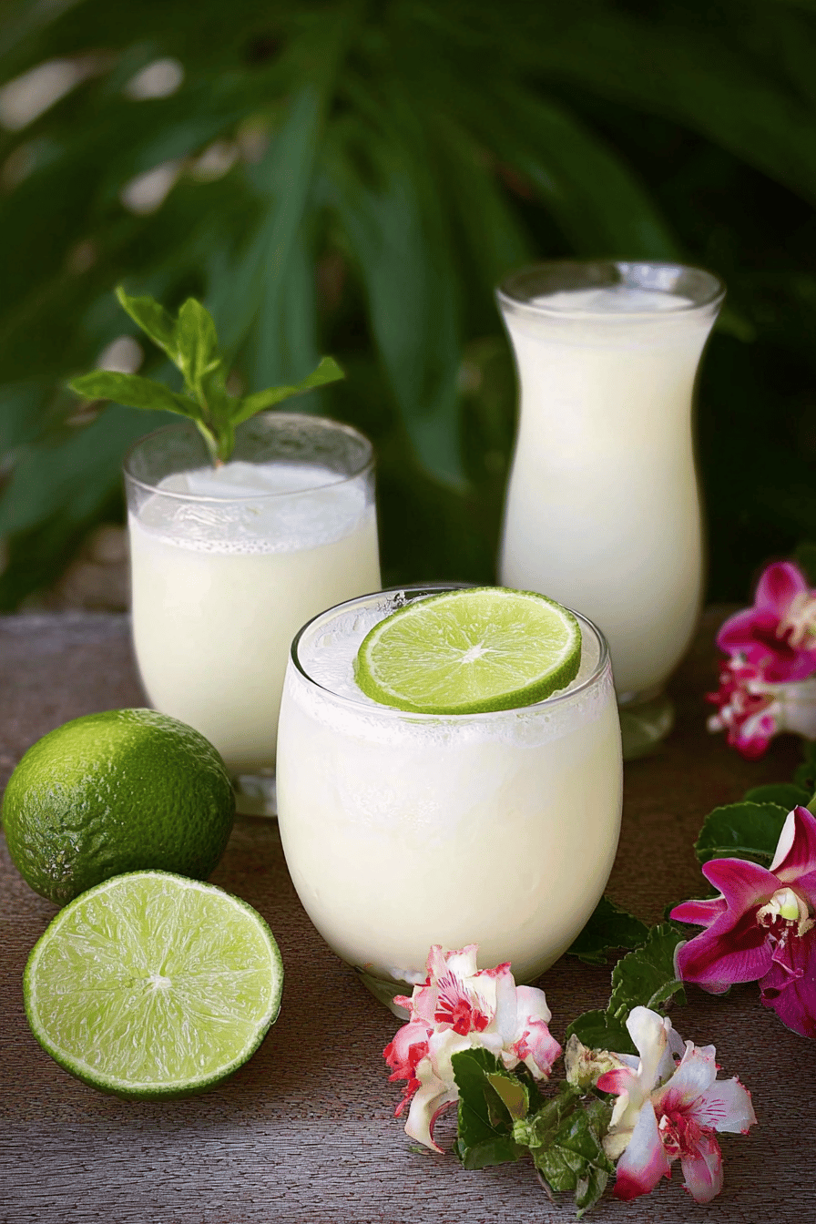 Brazilian Lemonade Recipe With Fresh Limes And Sweetened Condensed Milk 6 Brazilian Limeade