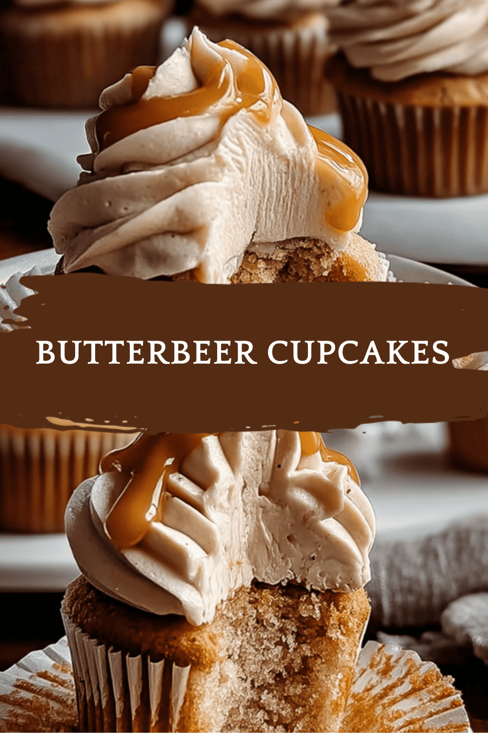 Butterbeer Cupcakes