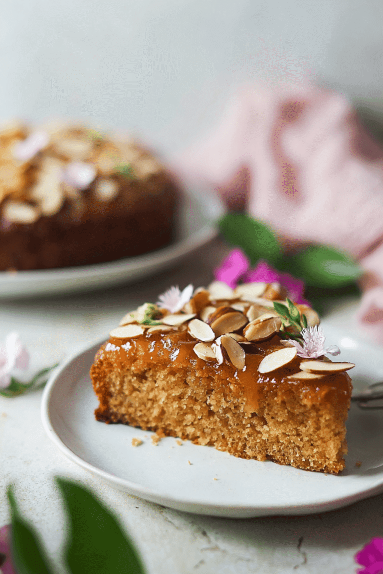 Caramel Soaked Almond Cake 17.Png