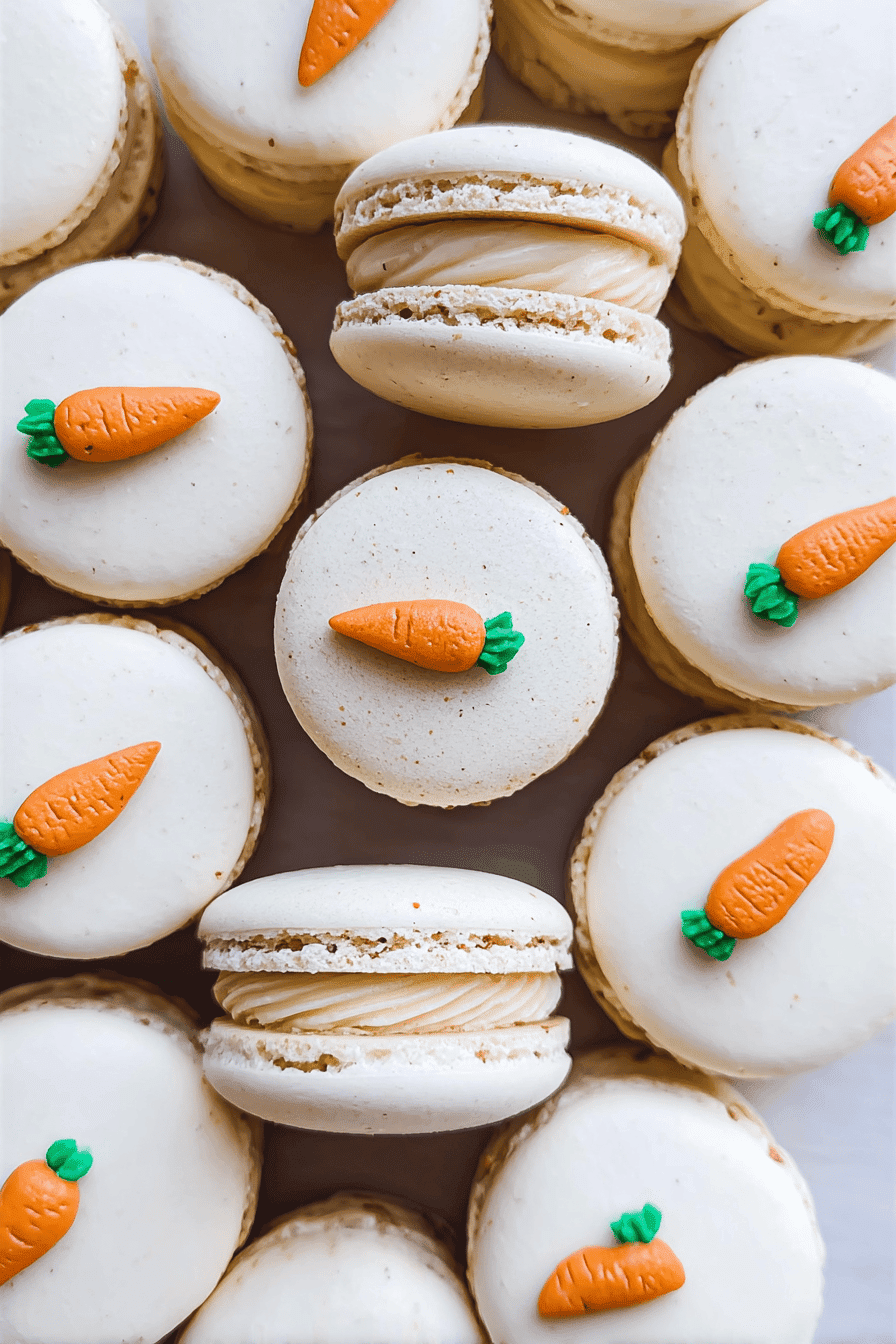 Carrot Cake Macarons