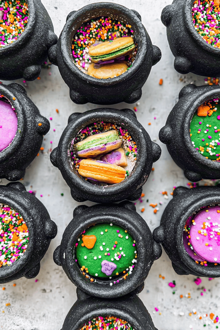 Cauldron Macarons
