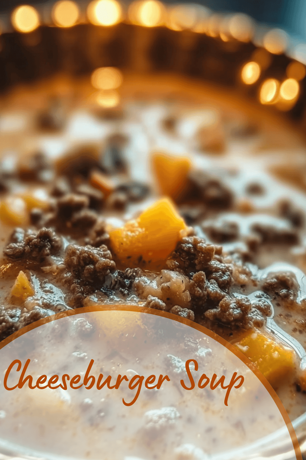 Cheeseburger Soup