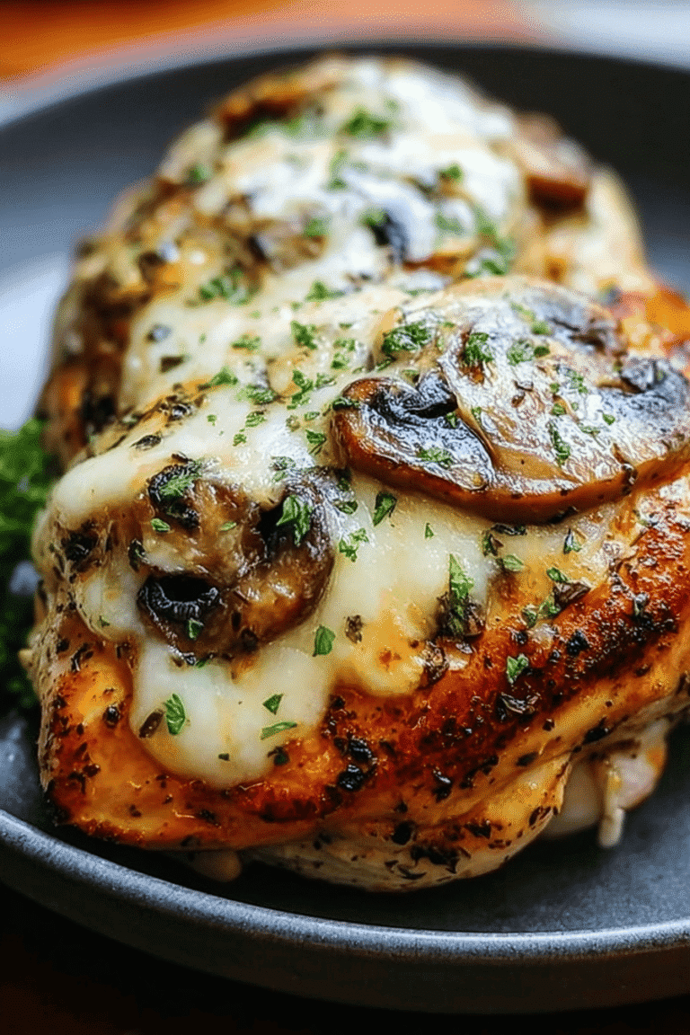 Cheesy Garlic Butter Mushroom Stuffed Chicken 22.Png