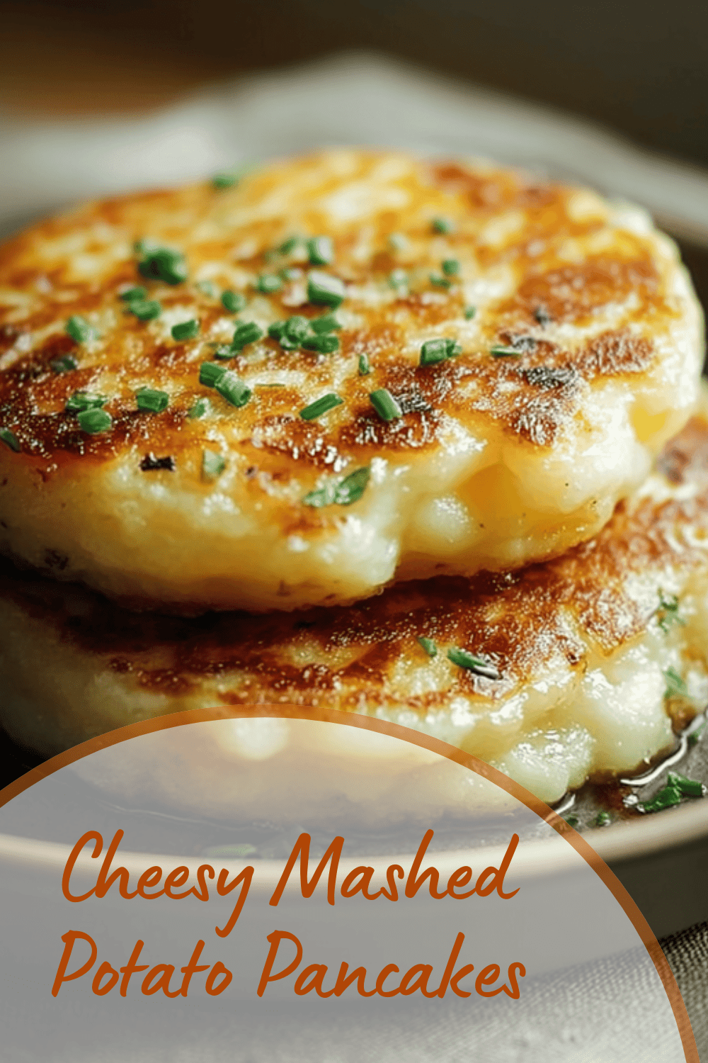 Cheesy Mashed Potato Pancakes