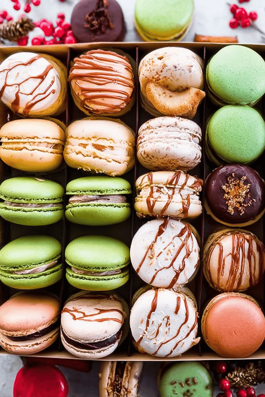 Christmas Macarons