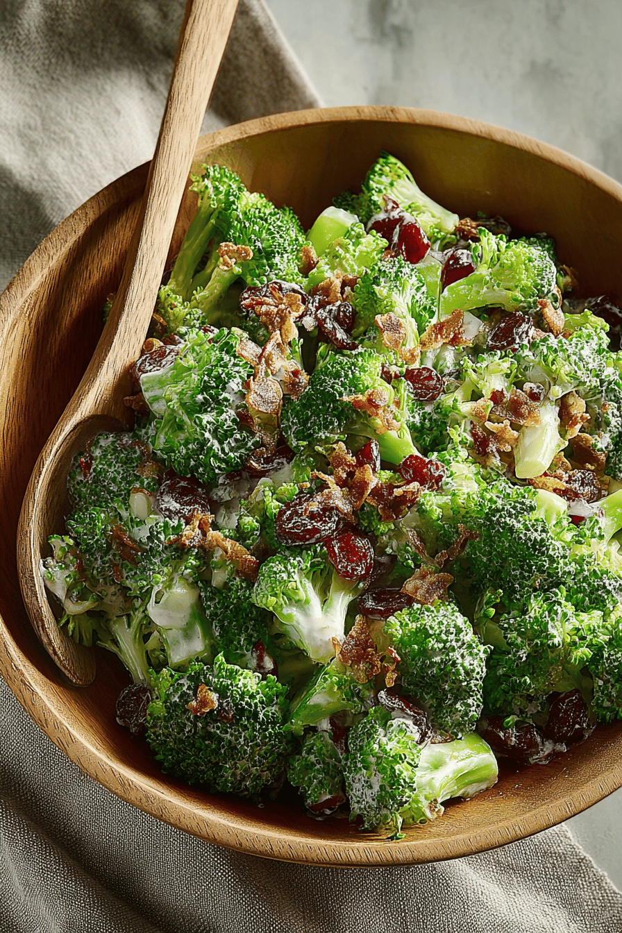 Creamy Broccoli Salad Recipes With Fresh Ingredients 2024