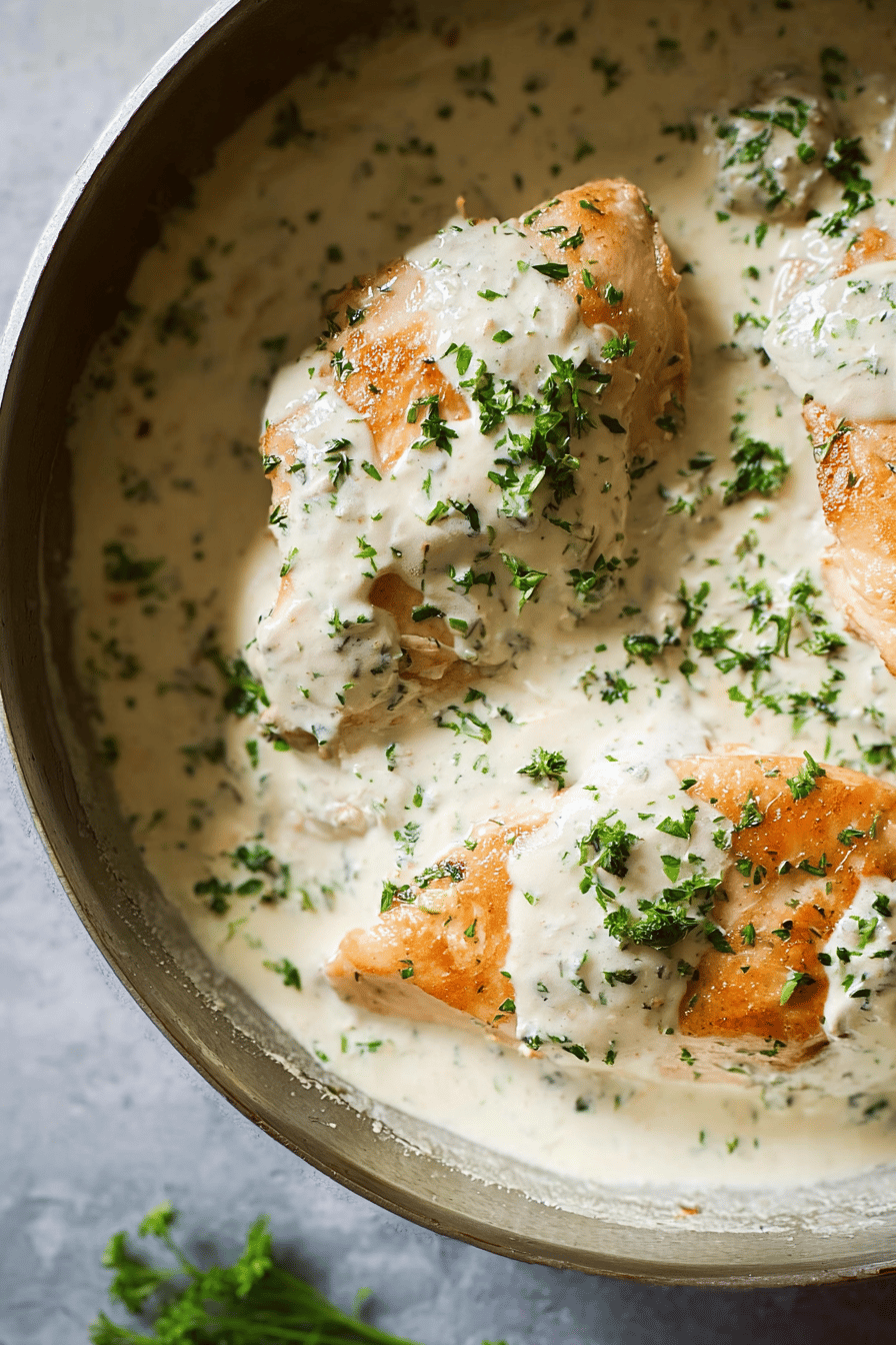 Creamy Garlic Herb Chicken