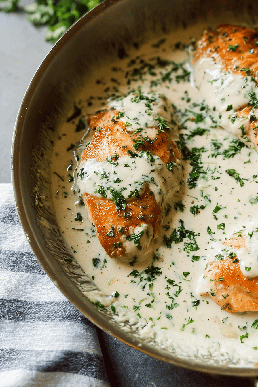 Creamy Garlic Herb Chicken