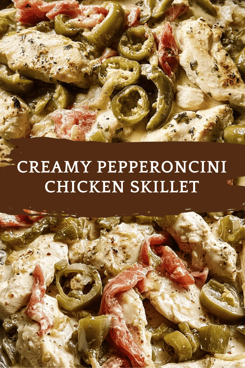 Creamy Pepperoncini Chicken Skillet