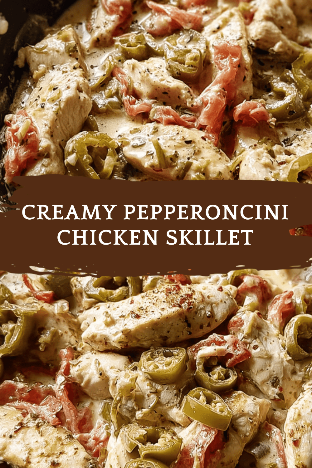 Creamy Pepperoncini Chicken Skillet